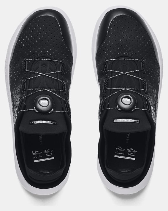 Unisex UA SlipSpeed™ Training Shoes, Black, pdpMainDesktop image number 3